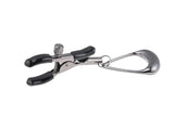 SPORTSHEETS Velvet Noir Tuggable Nipple Clamps