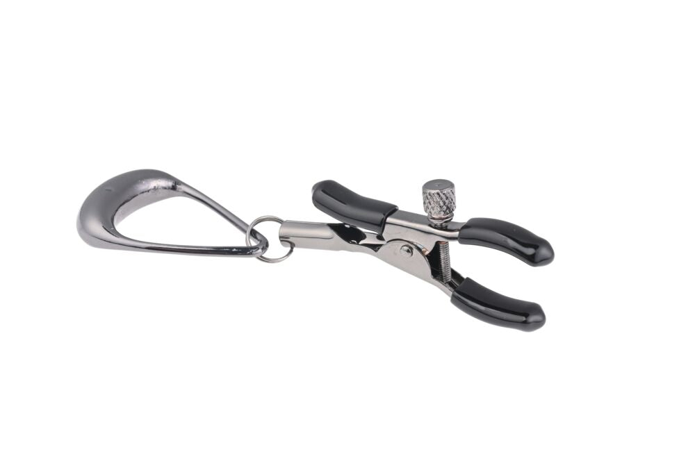 SPORTSHEETS Velvet Noir Tuggable Nipple Clamps