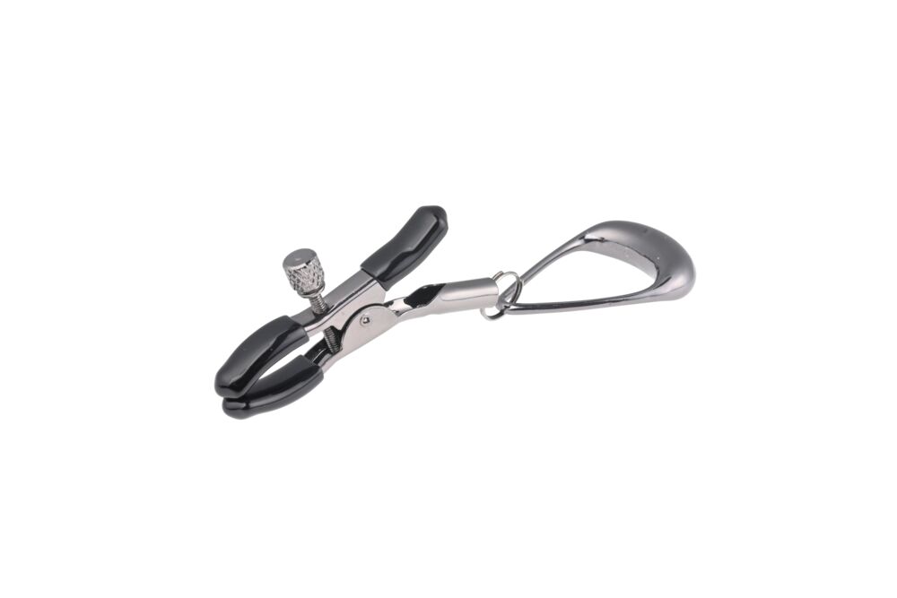SPORTSHEETS Velvet Noir Tuggable Nipple Clamps