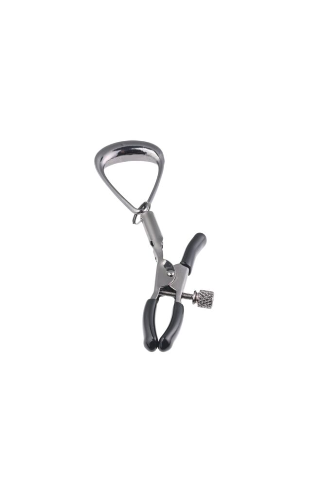 SPORTSHEETS Velvet Noir Tuggable Nipple Clamps