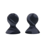 SPORTSHEETS Velvet Noir Silicone Nipple Suckers - Set of 2