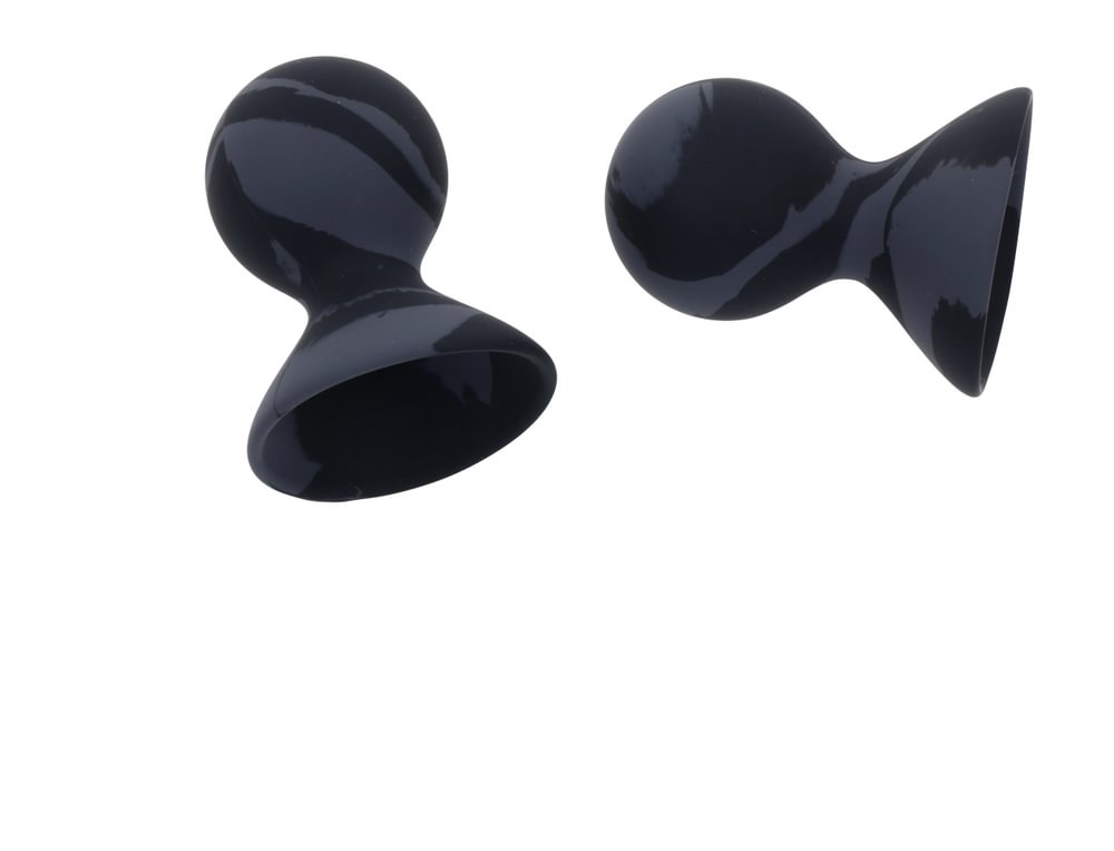 SPORTSHEETS Velvet Noir Silicone Nipple Suckers - Set of 2