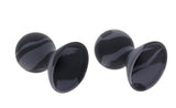 SPORTSHEETS Velvet Noir Silicone Nipple Suckers - Set of 2