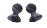 SPORTSHEETS Velvet Noir Silicone Nipple Suckers - Set of 2