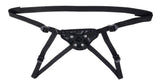 SPORTSHEETS Velvet Noir Strap On - Adjustable Harness