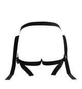 SPORTSHEETS Velvet Noir Strap On - Adjustable Harness