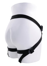 SPORTSHEETS Velvet Noir Strap On - Adjustable Harness