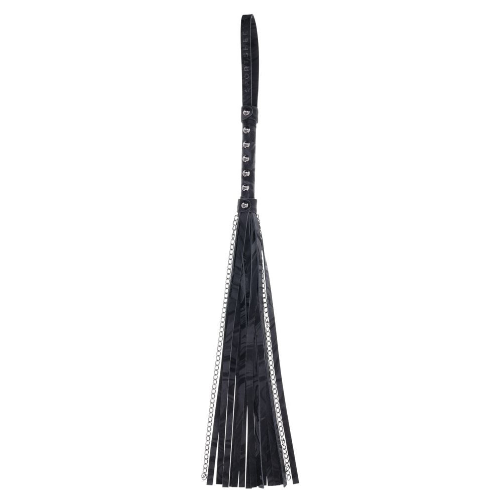 SPORTSHEETS Velvet Noir Chain Flogger