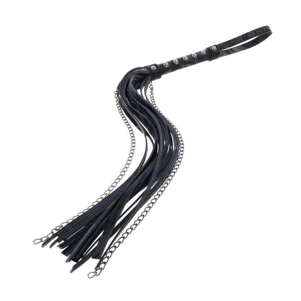 SPORTSHEETS Velvet Noir Chain Flogger