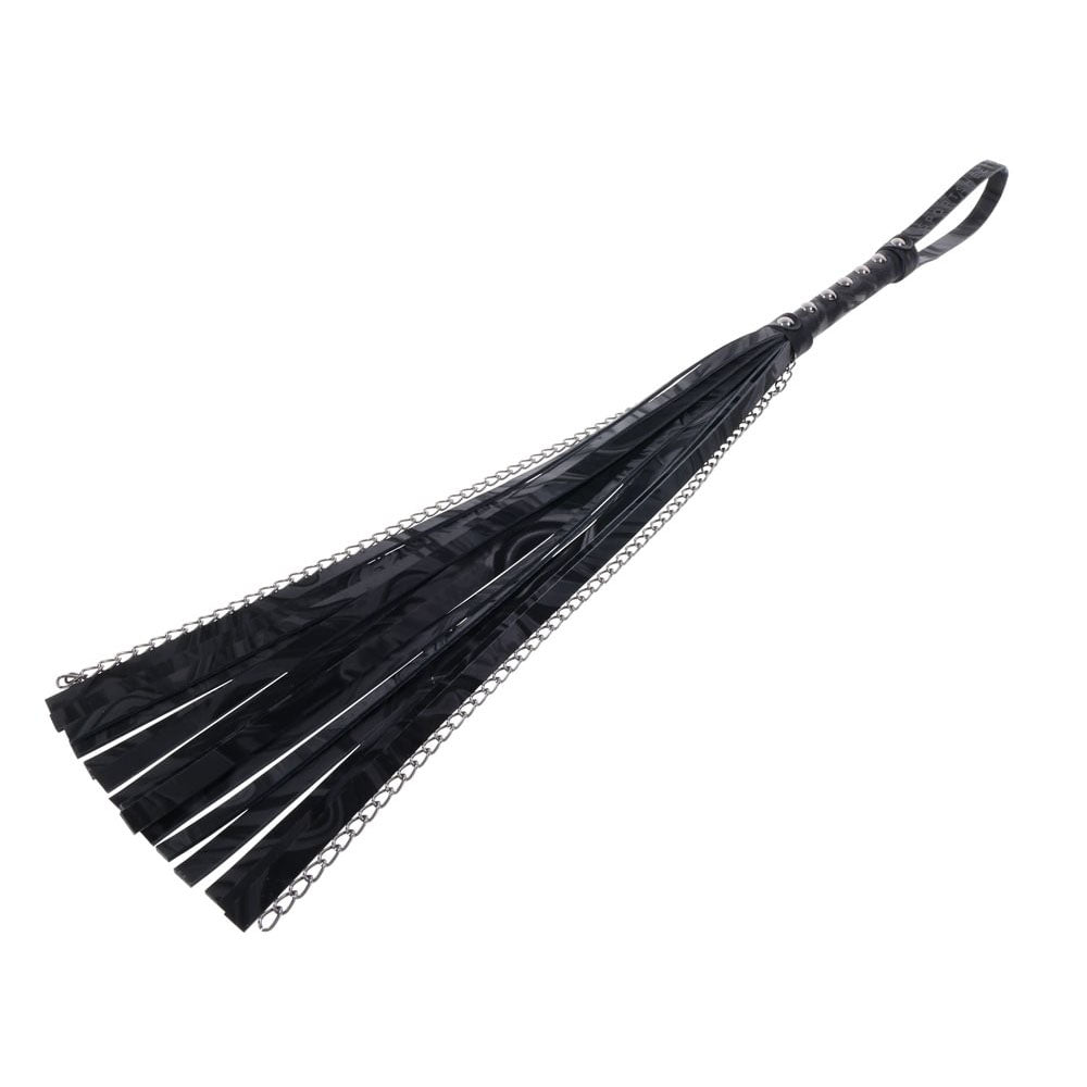 SPORTSHEETS Velvet Noir Chain Flogger