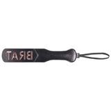 Sex & Mischief Brat Paddle - Black Spanking Paddle - Naughty by Nature Adult Store