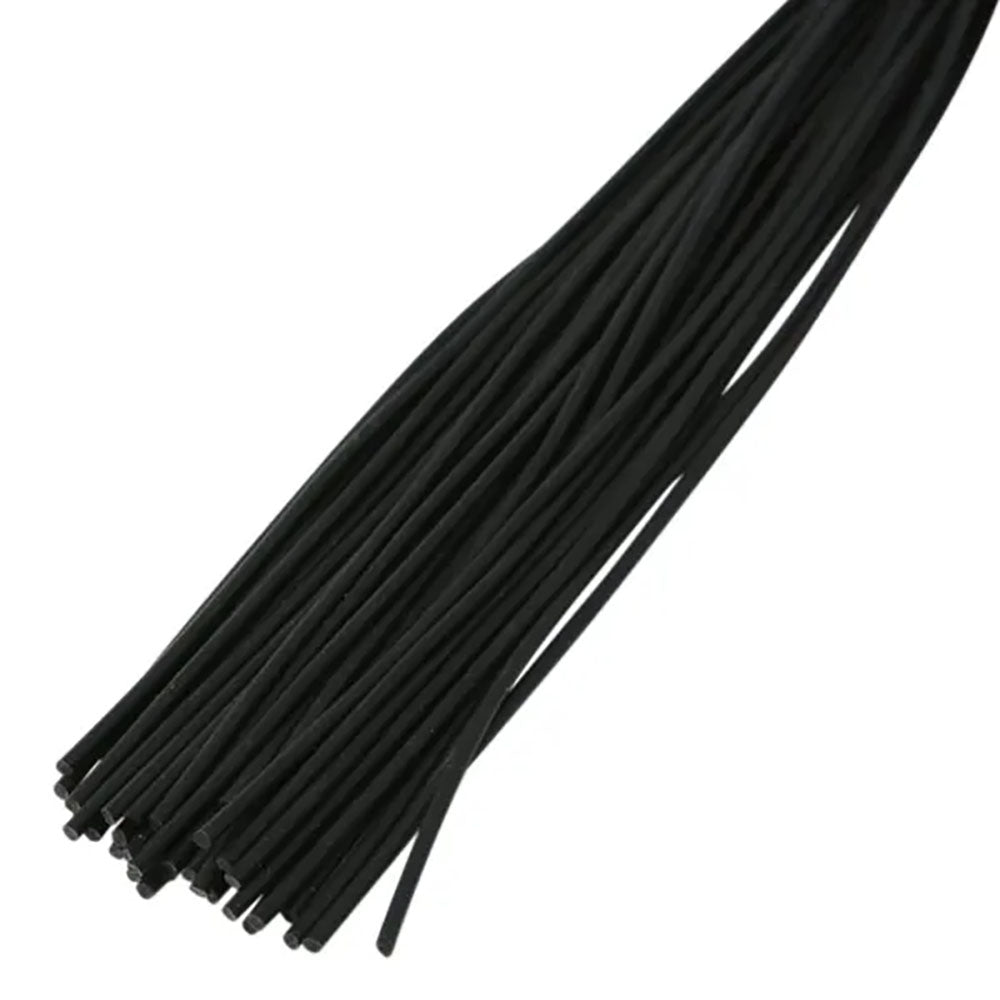 Sex & Mischief Noir Whip - Black 40 cm Rubber Whip - Naughty by Nature Adult Store