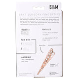 Sex & Mischief Brat Sensory Fingertips - Rose Gold - Set of 5 - Naughty by Nature Adult Store