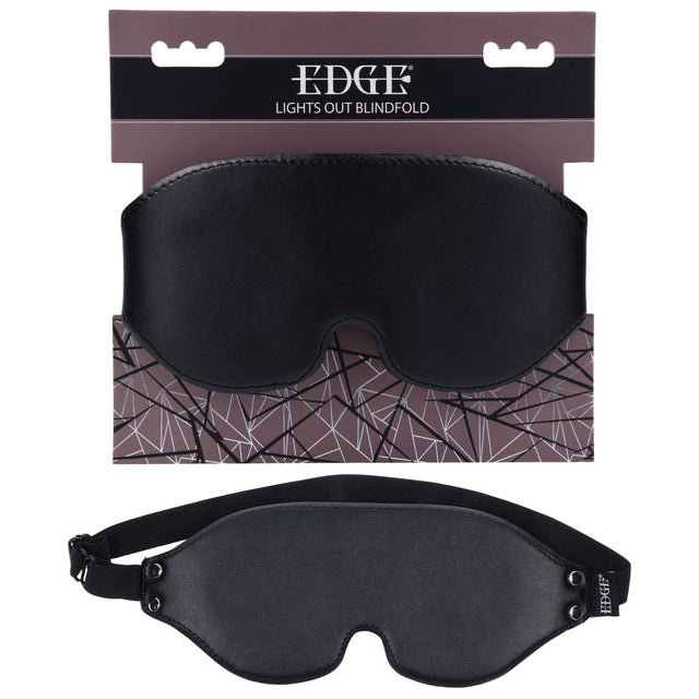 EDGE Lights Out Blindfold - Black Eyemask Restraint - Naughty by Nature Adult Store