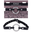 EDGE Interchangeable Ring Gag - Black Mouth Gag Restraint with 2 Interchangeable Pieces - Naughty by Nature Adult Store