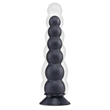 Size Up 7 Inch Ripple Inflatable Butt Plug Black 20.3 cm