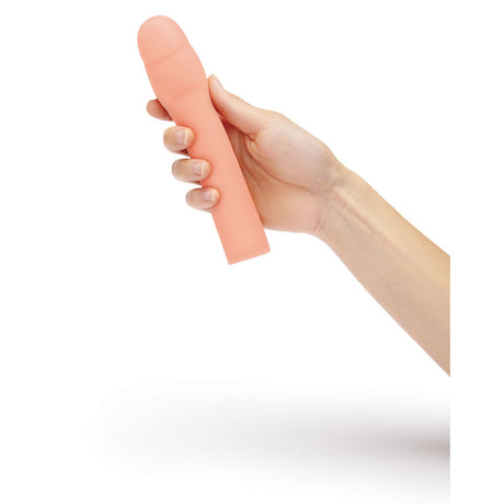 Size Up Realistic 2 Inch Penis Extender - Flesh 5 cm (2'') Penis Extension Sleeve - Naughty by Nature Adult Store