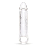 Size Up 3 Inch See-Thru Penis Extender with Ball Loop - Clear 7.6 cm (3'') Penis Extension Sleeve - Naughty by Nature Adult Store