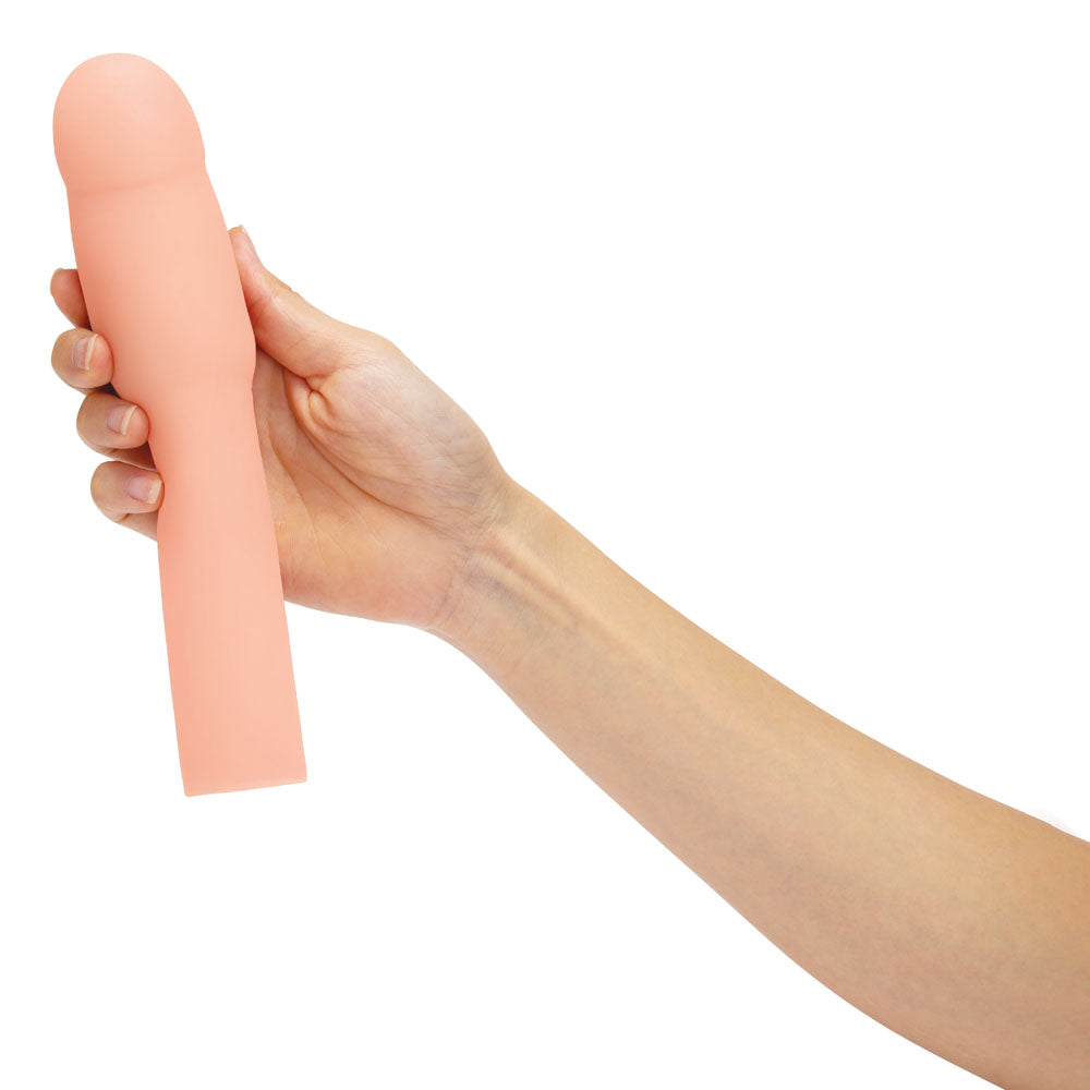 Size Up Realistic 4 Inch Penis Extender - Flesh 10.1 cm (4'') Penis Extension Sleeve - Naughty by Nature Adult Store