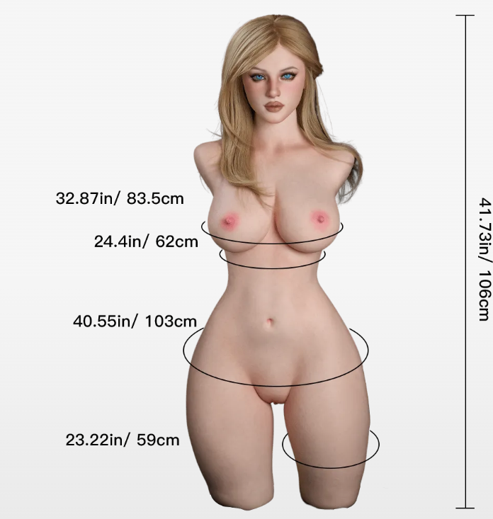 Charlotte: Life Size Blonde Silicone Sex Doll Torso - Naughty by Nature Adult Store