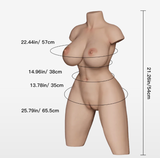 Lauren Big Boob Realistic Silicone Sex Doll Torso With Big Tits - Naughty by Nature Adult Store