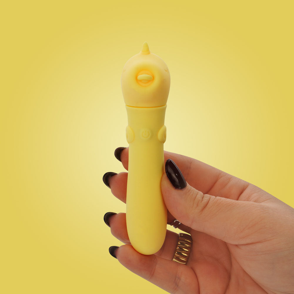 Unihorn - USB Bullet - Bean Blossom - Yellow Vibrating Bullet