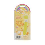 Unihorn - USB Bullet - Bean Blossom - Yellow Vibrating Bullet