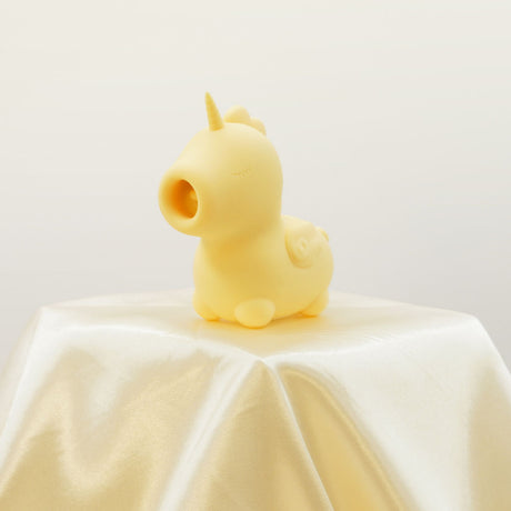 Unihorn - Bean Blossom - Yellow USB Rechargeable Flicking Stimulator - Naughty by Nature Adult Store