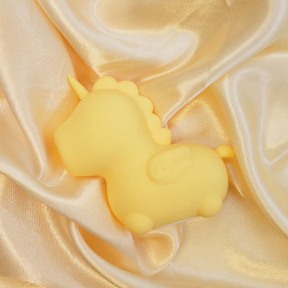 Unihorn - Bean Blossom - Yellow USB Rechargeable Flicking Stimulator - Naughty by Nature Adult Store