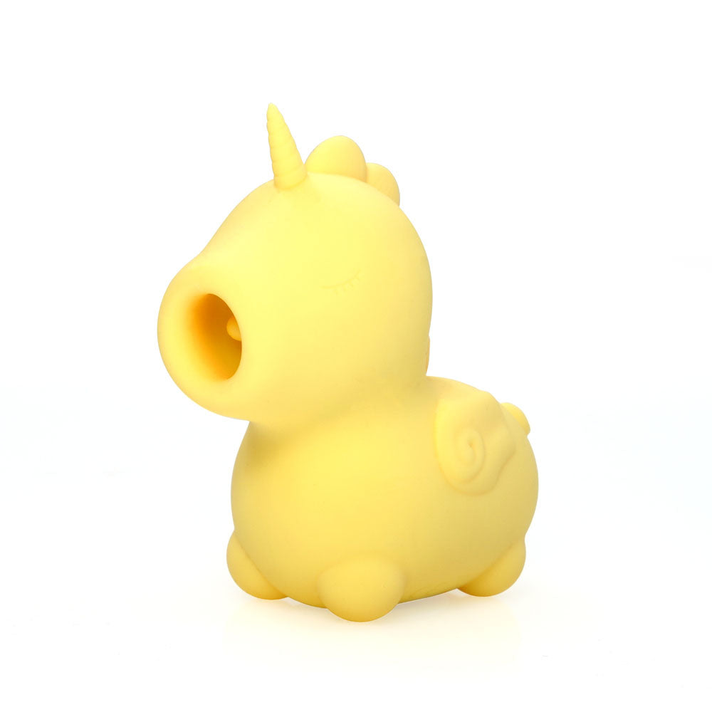 Unihorn - Bean Blossom - Yellow USB Rechargeable Flicking Stimulator - Naughty by Nature Adult Store