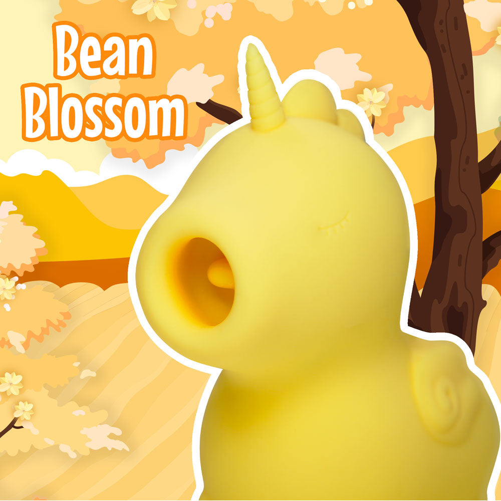 Unihorn - Bean Blossom - Yellow USB Rechargeable Flicking Stimulator - Naughty by Nature Adult Store