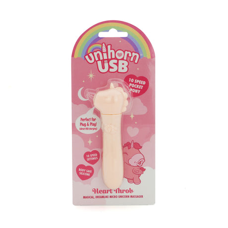 Unihorn - USB Bullet - Heart Throb - Coral