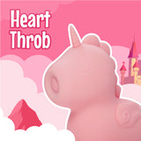 Unihorn - Heart Throb - Yellow USB Rechargeable Flicking Stimulator - Naughty by Nature Adult Store