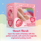 Unihorn - Heart Throb - Yellow USB Rechargeable Flicking Stimulator - Naughty by Nature Adult Store