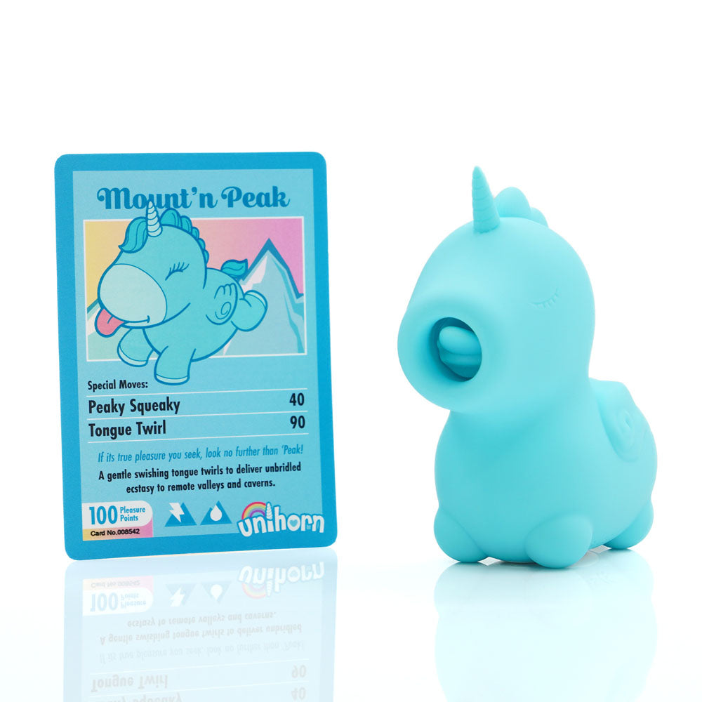 Unihorn - Mount'n Peak - Lilac USB Rechargeable Flicking Stimulator - Naughty by Nature Adult Store
