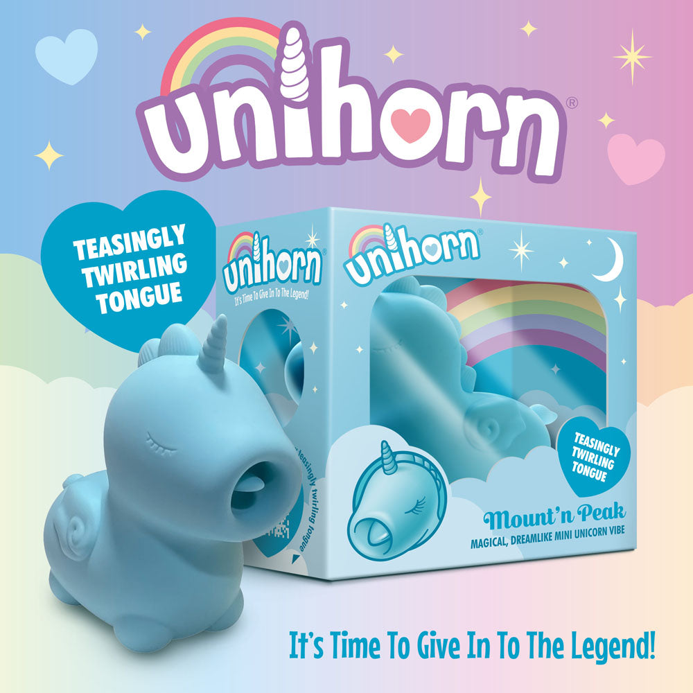 Unihorn - Mount'n Peak - Lilac USB Rechargeable Flicking Stimulator - Naughty by Nature Adult Store