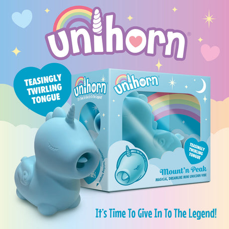 Unihorn - Mount'n Peak - Lilac USB Rechargeable Flicking Stimulator - Naughty by Nature Adult Store