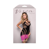 VIXEN READY OR NOT - Black/Pink One Size