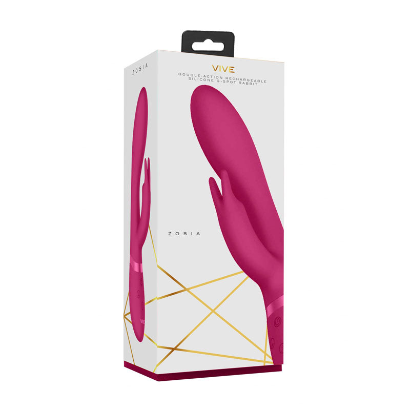 Vive Zosia - Pink Rechargeable Rabbit Vibrator - Naughty by Nature Adult Store