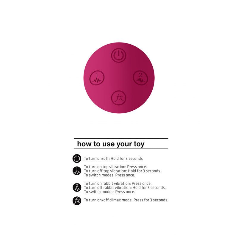 Vive Zosia - Pink Rechargeable Rabbit Vibrator - Naughty by Nature Adult Store