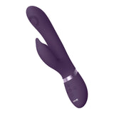 VIVE Aimi - Purple - Purple 22.3 cm USB Rechargeable Rabbit Vibrator - Naughty by Nature Adult Store