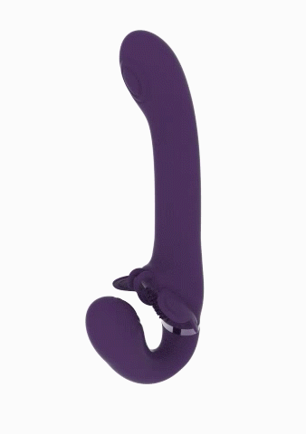 Vive SATU - Purple 23 cm USB Rechargeable Strapless Strap-On - Naughty by Nature Adult Store