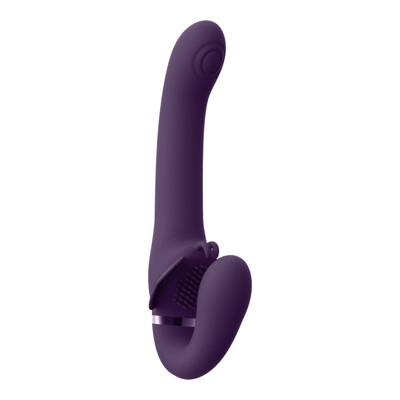 Vive SATU - Purple 23 cm USB Rechargeable Strapless Strap-On - Naughty by Nature Adult Store