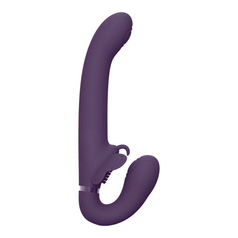 Vive SATU - Purple 23 cm USB Rechargeable Strapless Strap-On - Naughty by Nature Adult Store