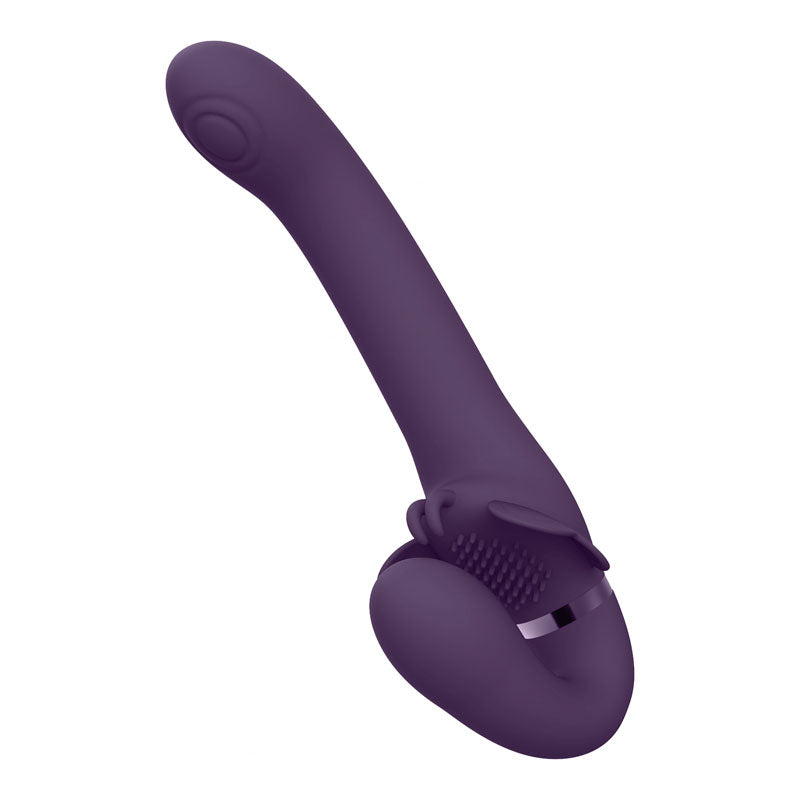 Vive SATU - Purple 23 cm USB Rechargeable Strapless Strap-On - Naughty by Nature Adult Store