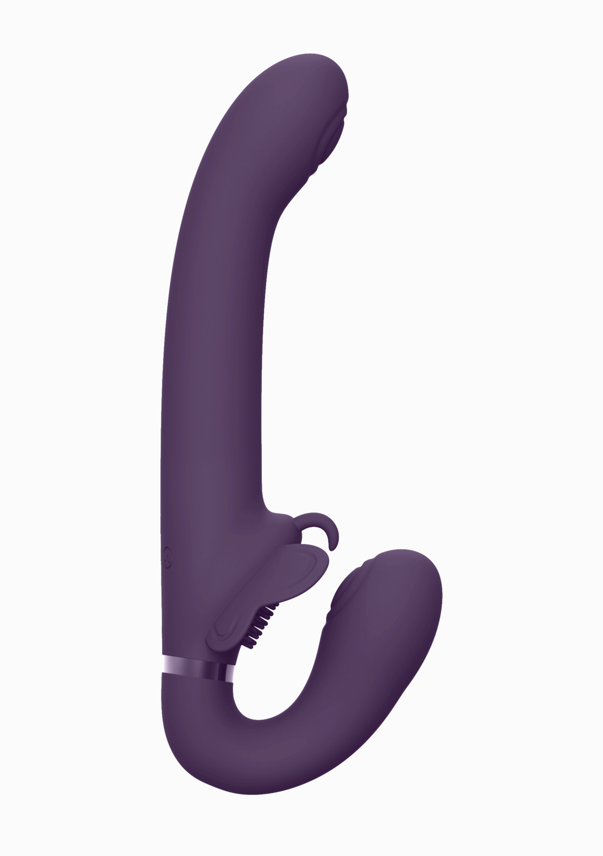 Vive SATU - Purple 23 cm USB Rechargeable Strapless Strap-On - Naughty by Nature Adult Store