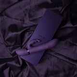 VIVE Nari - Purple - Purple 24.1 cm USB Rechargeable Rabbit Vibrator - Naughty by Nature Adult Store