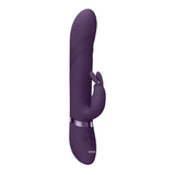 VIVE Nari - Purple - Purple 24.1 cm USB Rechargeable Rabbit Vibrator - Naughty by Nature Adult Store
