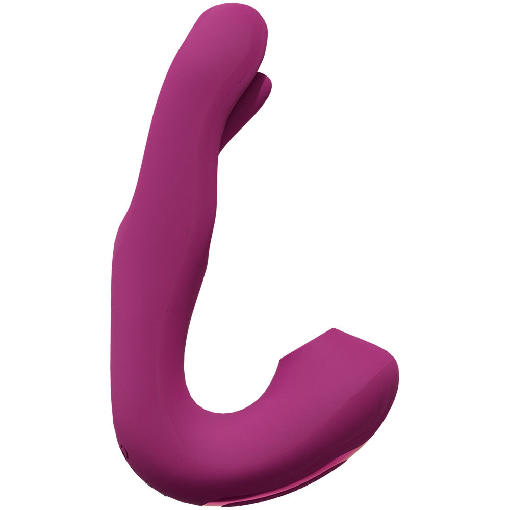 VIVE Yuna - Pink - Pink USB Rechargeable Flapping Vibrator with Air Pulsation - Naughty by Nature Adult Store