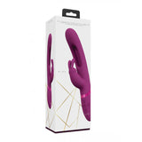 VIVE Mika - Pink - Pink 23.2 cm USB Rechargeable Rabbit Vibrator with Flapping Shaft - Naughty by Nature Adult Store